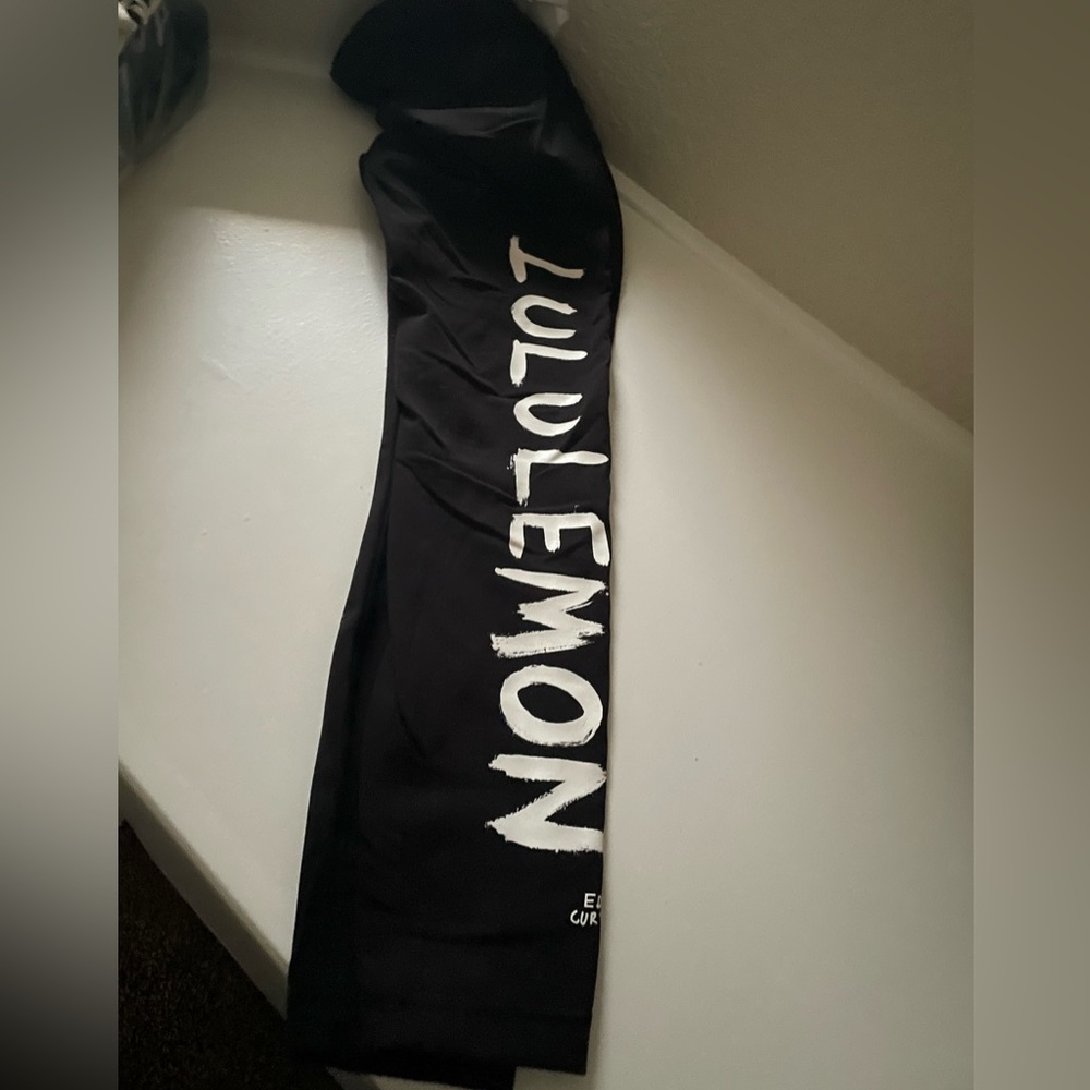 Lululemon Leggings with Logo on Leg